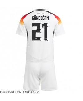 Günstige Deutschland Ilkay Gundogan #21 Heimtrikotsatz Kinder EM 2024 Kurzarm (+ Kurze Hosen)